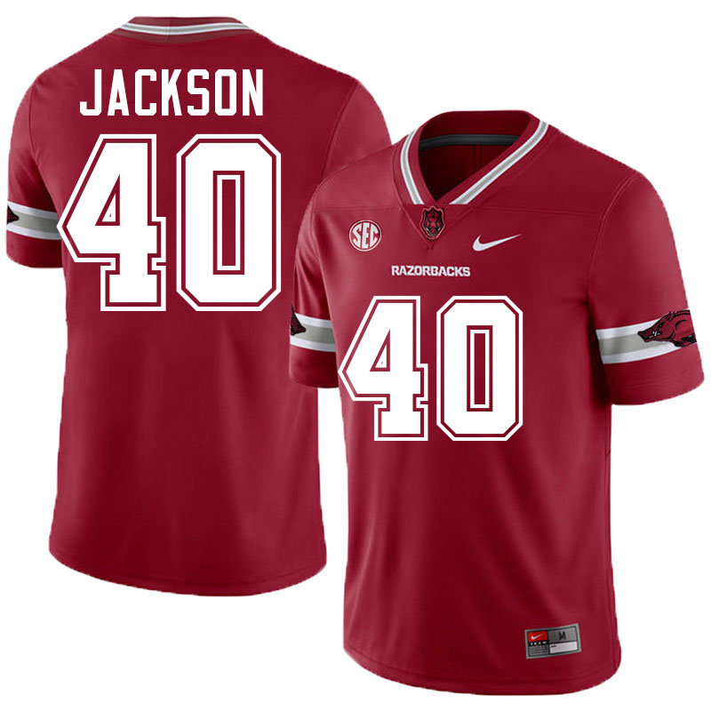 Landon Jackson Arkansas Jersey,Arkansas Razorbacks #40 Landon Jackson Jersey Youth College-Alternate